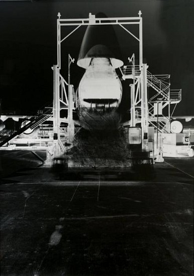 Vera Lutter
Cargo Field, Frankfurt Airport, XII: May 2, 2001, 2001
Gelatin silver print (black & white)
80 x 56 in. (203.2 x 142.2 cm)
Unique