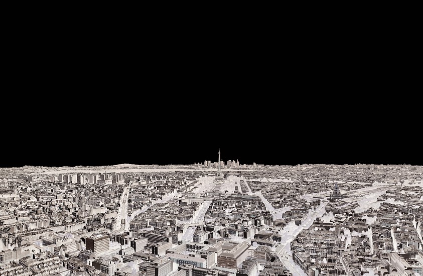 Andre Lichtenberg
Paris, Eiffel Tower, La Defense -- Within Series, 2014; printed 2016
Chromogenic print
39 1/4 x 60 1/4 in. (99.7 x 153 cm)
Edition 2/8