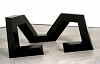Tony Smith, The Fourth Sign
1974; cast 2018, Cast bronze, black patina