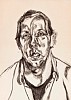 Lucian Freud, David Dawson
1998, Etching