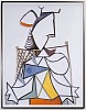 Jose Dávila, Untitled (Femme assise au chapeau bleu et rouge)
2018, Archival Pigment Print