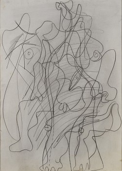 Arshile Gorky -&nbsp;Untitled (Femme)