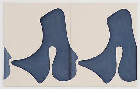 Landon Metz
Untitled, 2019
Dye on canvas in two parts
40 x 64 in. (101.6 x 162.6 cm)
Diptych: each panel 40 x 32 inches